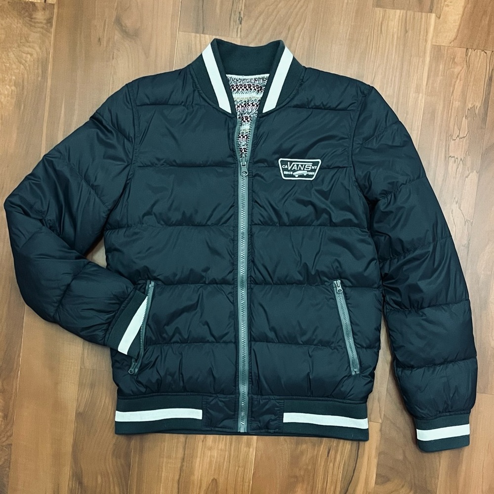 Vans Puffer Navy Blue/White
